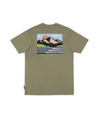 Quiksilver Hidden Peak Ss in DUSTY OLIVE