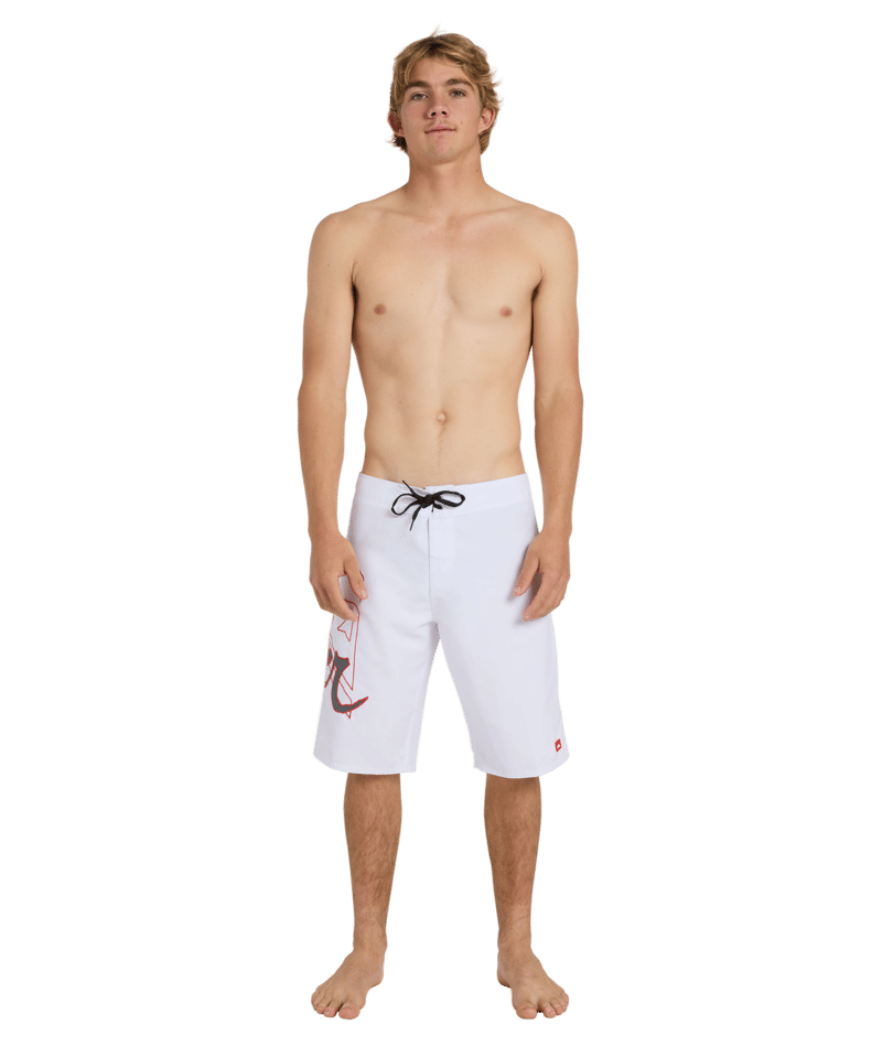 Quiksilver Scrawl 22 Boardshort in WHITE