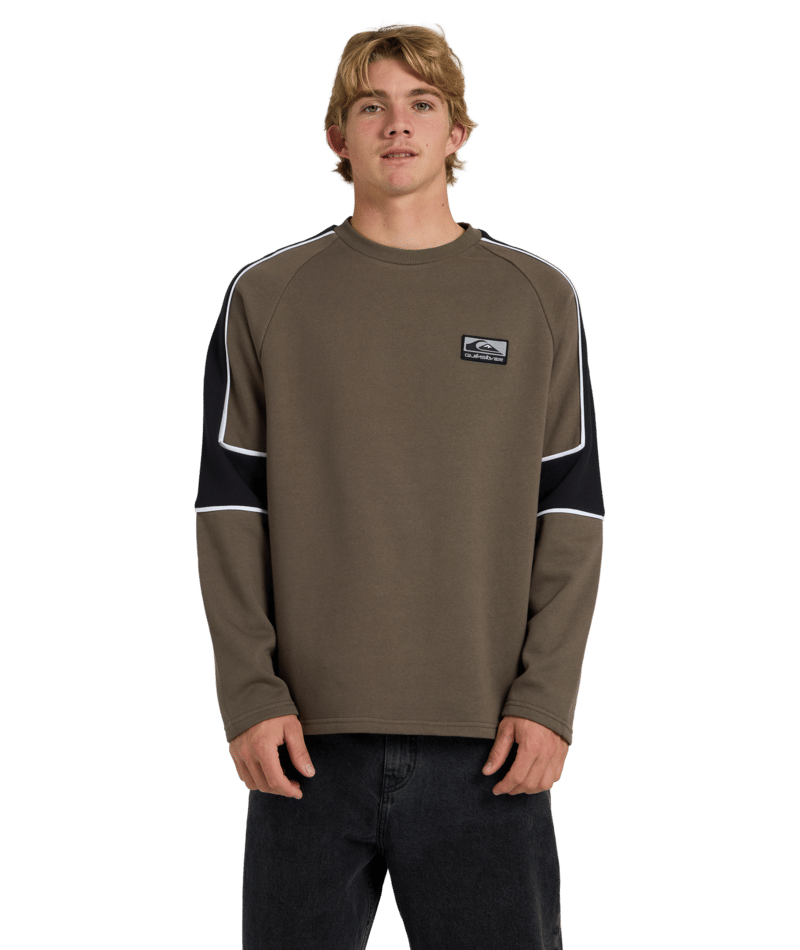 Quiksilver Lines Panel Crew in CANTEEN