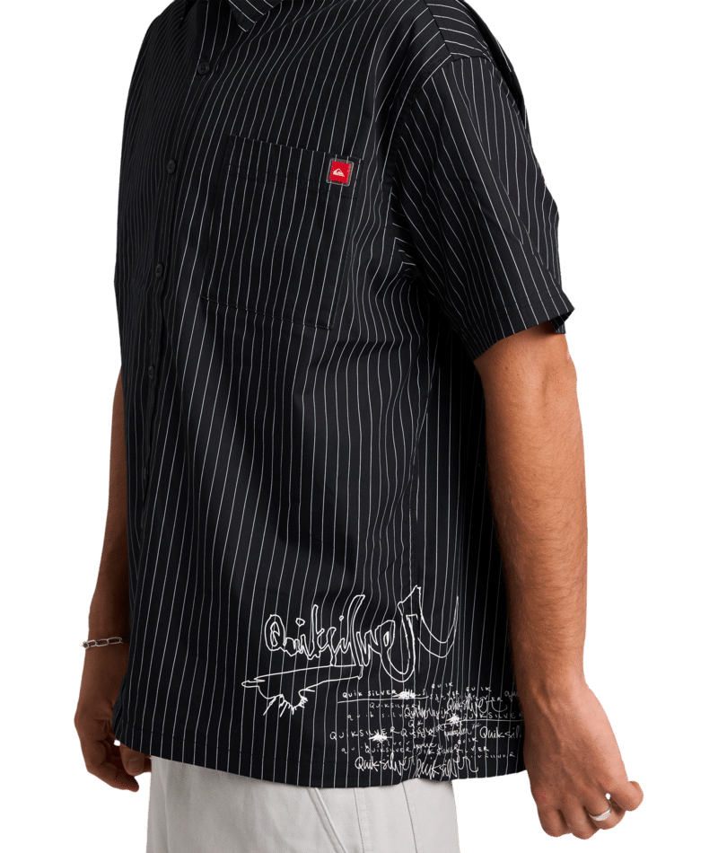 Quiksilver Altered Woven Top in BLACK