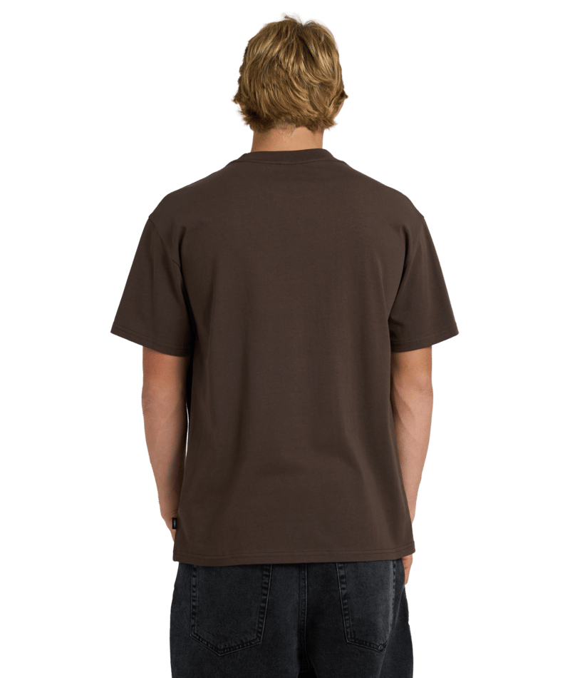 Quiksilver Drainer Ss Tee in TURKISH COFFEE
