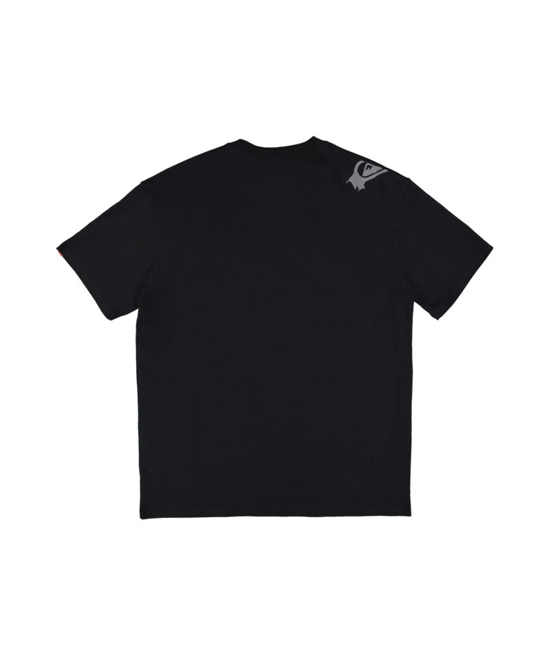 Quiksilver Yg Scrawled Ss Tee in BLACK