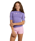 Roxy Essential Ss Lycra in DAHLIA PURPLE