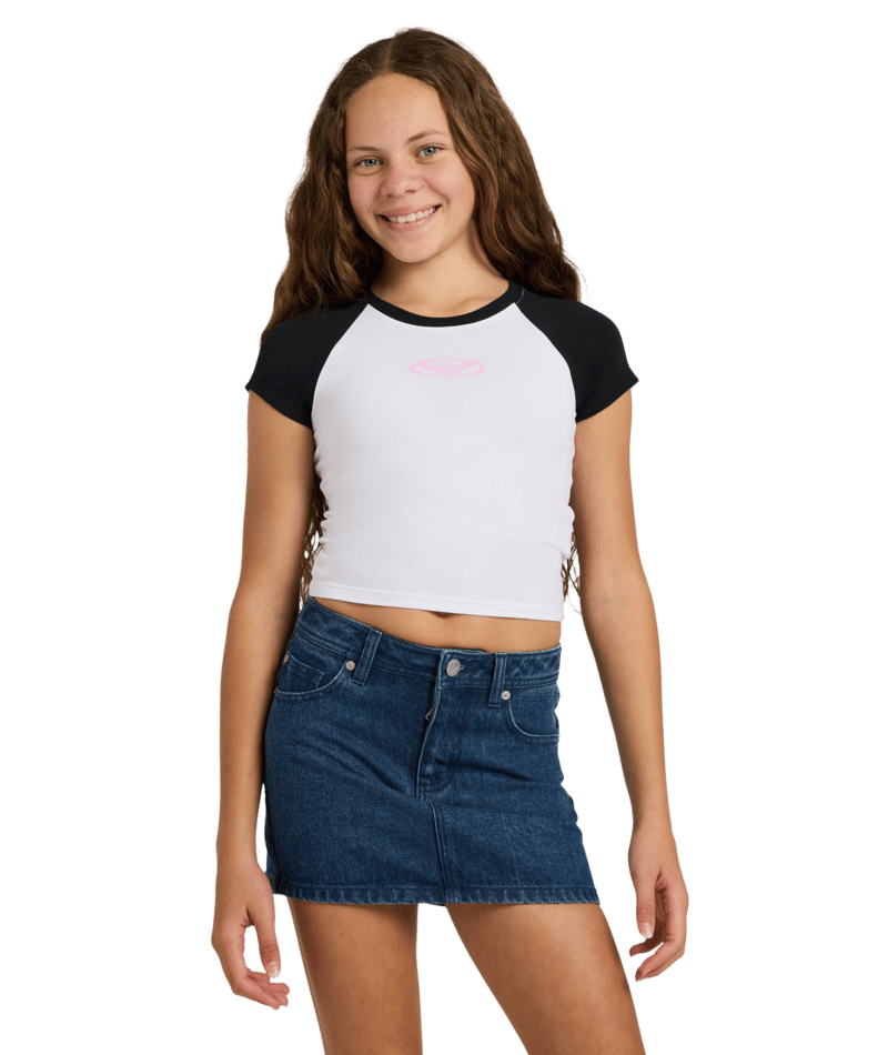 Roxy Rewind Me Tee in WHITE