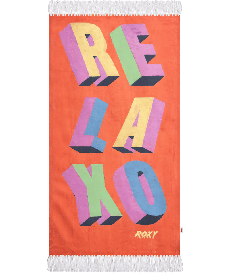 Roxy Relaxo Towel in RIO RED
