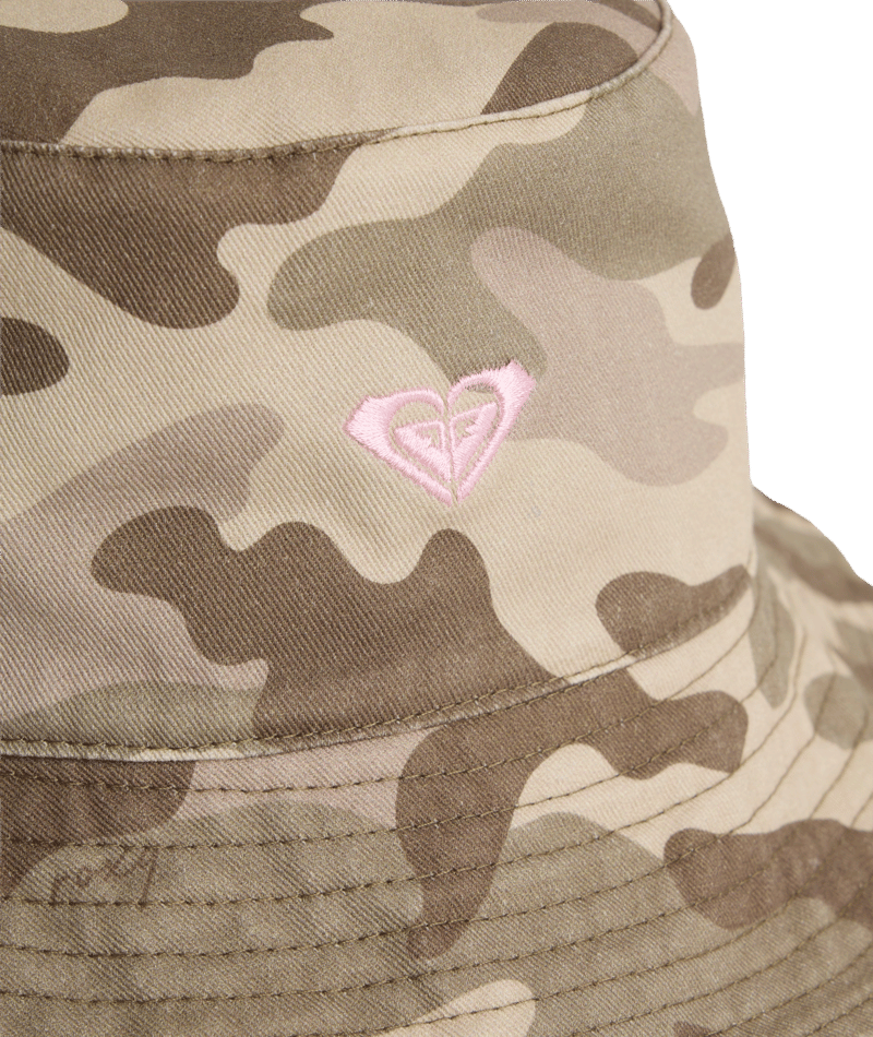 Roxy Wahine Bucket Hat in DARK GREEN