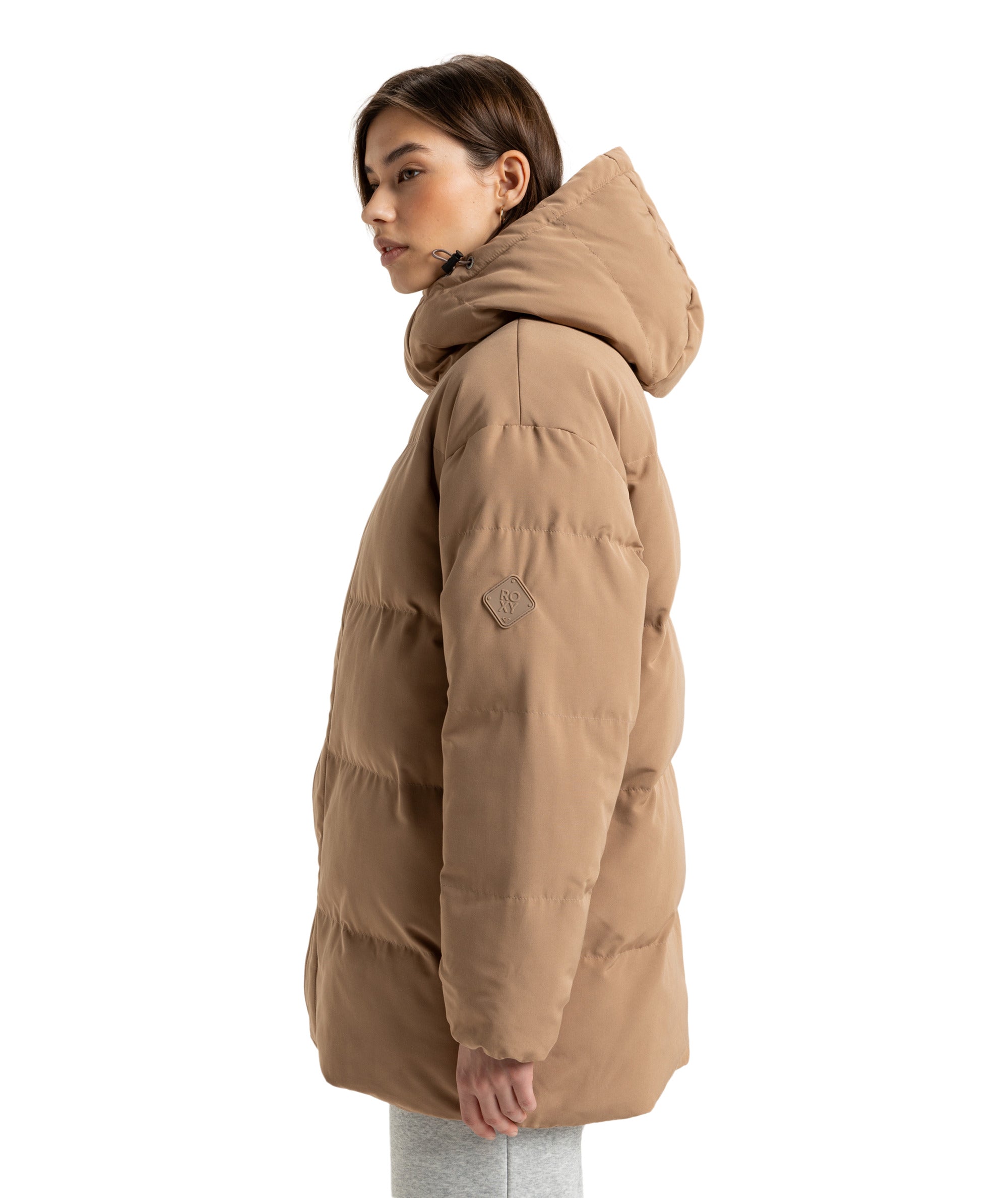 Roxy Ocean Ways Puffer in PORTABELLA