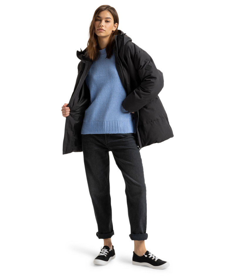 Roxy Ocean Ways Puffer in PHANTOM