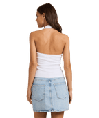 Roxy Base Rib Halter in BRIGHT WHITE