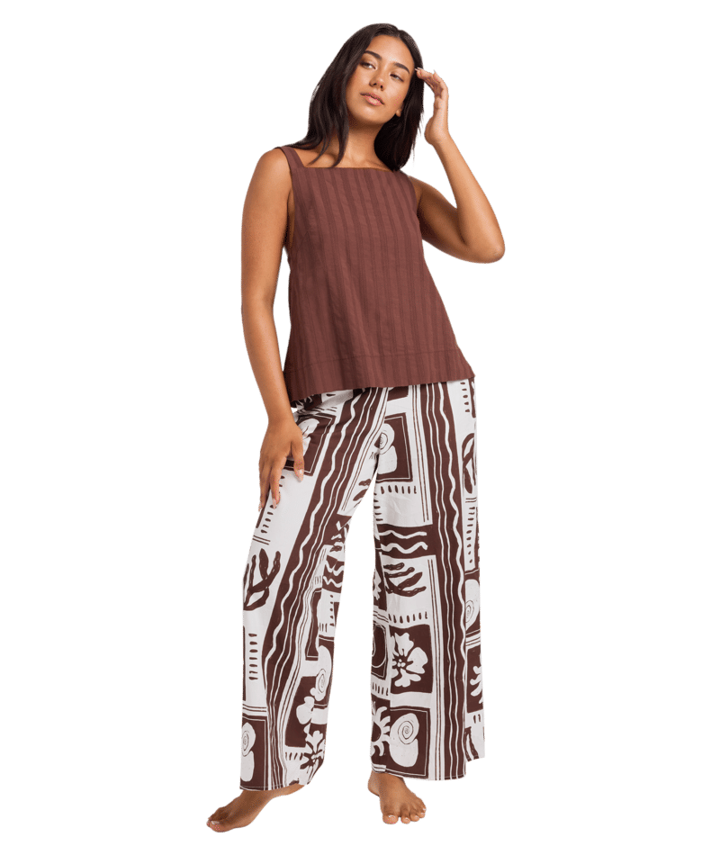 Roxy Cowrie Pant in COCONUT MILK