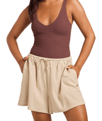 Roxy Lolani Short in PARCHMENT