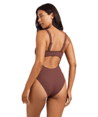 Roxy Roxy Love One Piece V Neck in JAVA