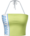 Roxy High Tide Tube Top in LIME