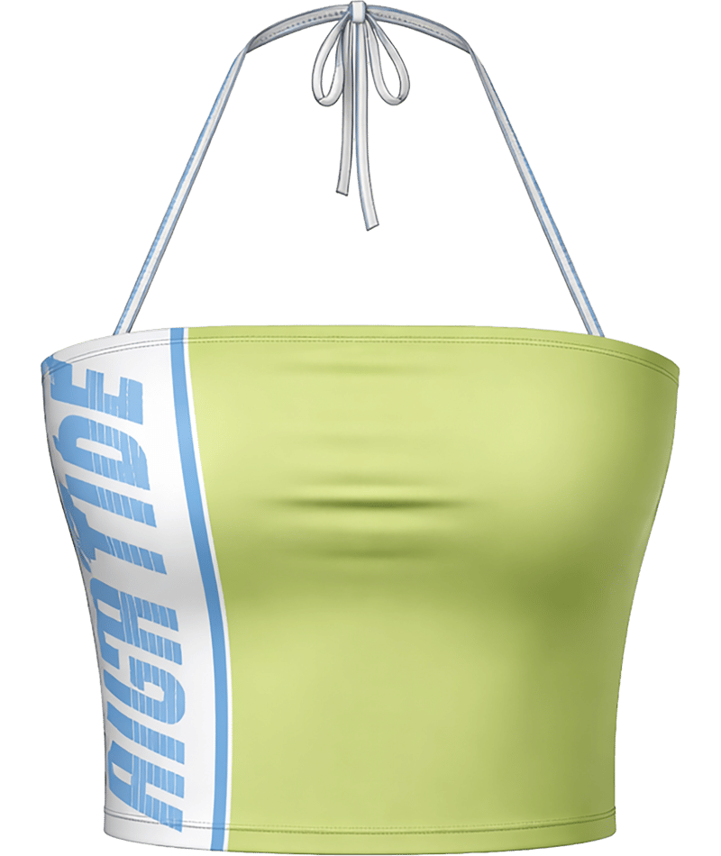 Roxy High Tide Tube Top in LIME