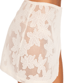 Roxy Adrift Mini Wrap Skirt in NATURAL