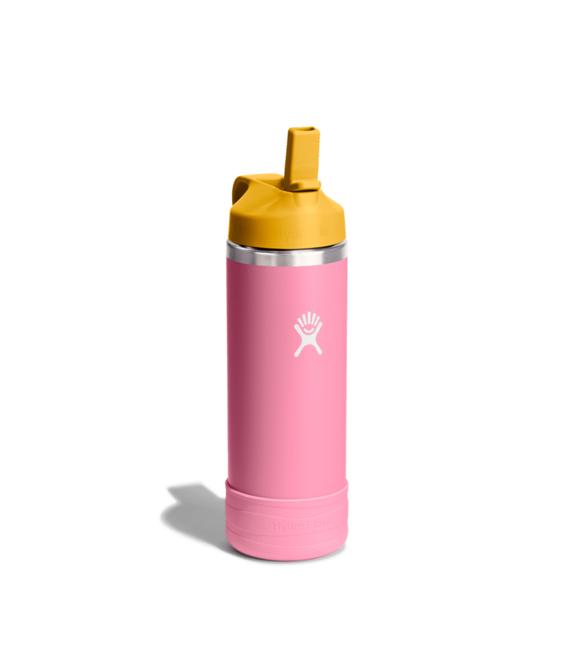 Hydro Flask 18 Oz Kids Wide Mouth Straw Cap And Boot in W18CSWBB686