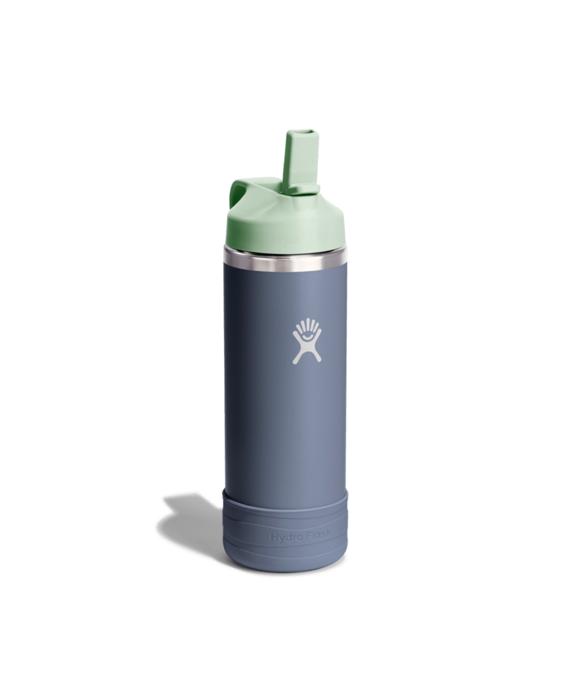 Hydro Flask 18 Oz Kids Wide Mouth Straw Cap And Boot in W18CSWBB499