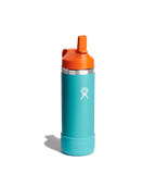 Hydro Flask 18 Oz Kids Wide Mouth Straw Cap And Boot in W18CSWBB363