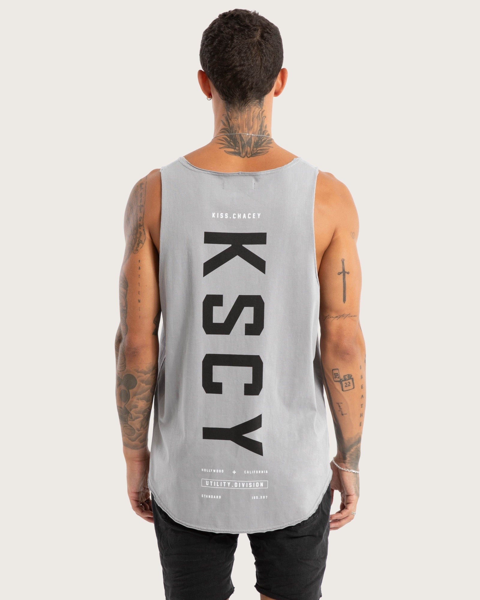 Kiss Chacey Visualise Raw Tank in Pigment Silver Sconce