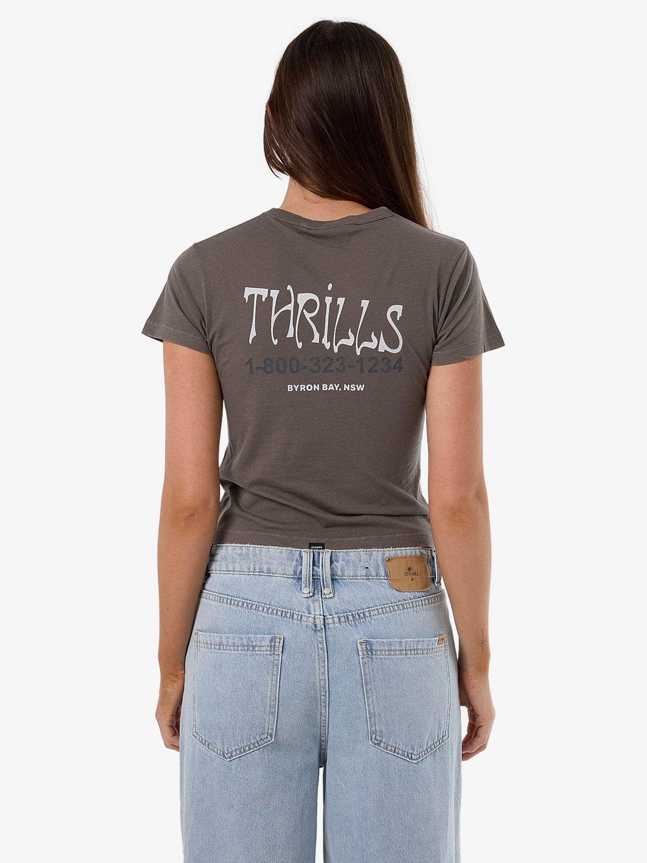 Thrills Decisions Boy Tee - Charcoal Rose in Charcoal Rose