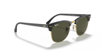 Ray-Ban® CLUBMASTER BLACK ON ARISTA G-1 in Black On Gold