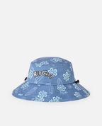 Rip Curl Combo Mid Brim Hat - Kids in Faded Denim