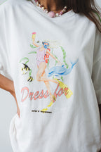 Spicy Dugong Dress For For Job You Want Tee in WHITE in Single