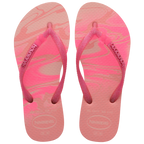 Havaianas Kids Glitter PINK MANGO in Pink Mango