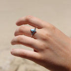 MiKi Jewellery Orlando Larimar Ring in Single