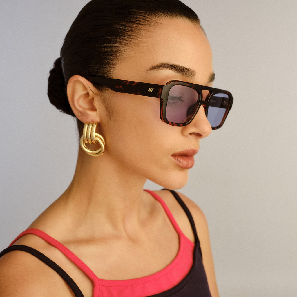 Le Specs SUBZERO + TORT in BLUE TINT