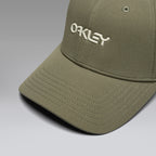 Oakley 6 PANEL STRETCH METALLIC HAT in Deep Olive/Mist