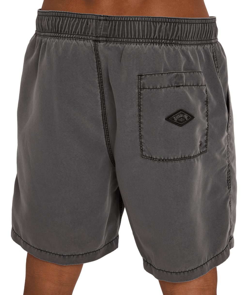 Billabong Mens All Day Overdye Layback 17" Boardshorts in Black