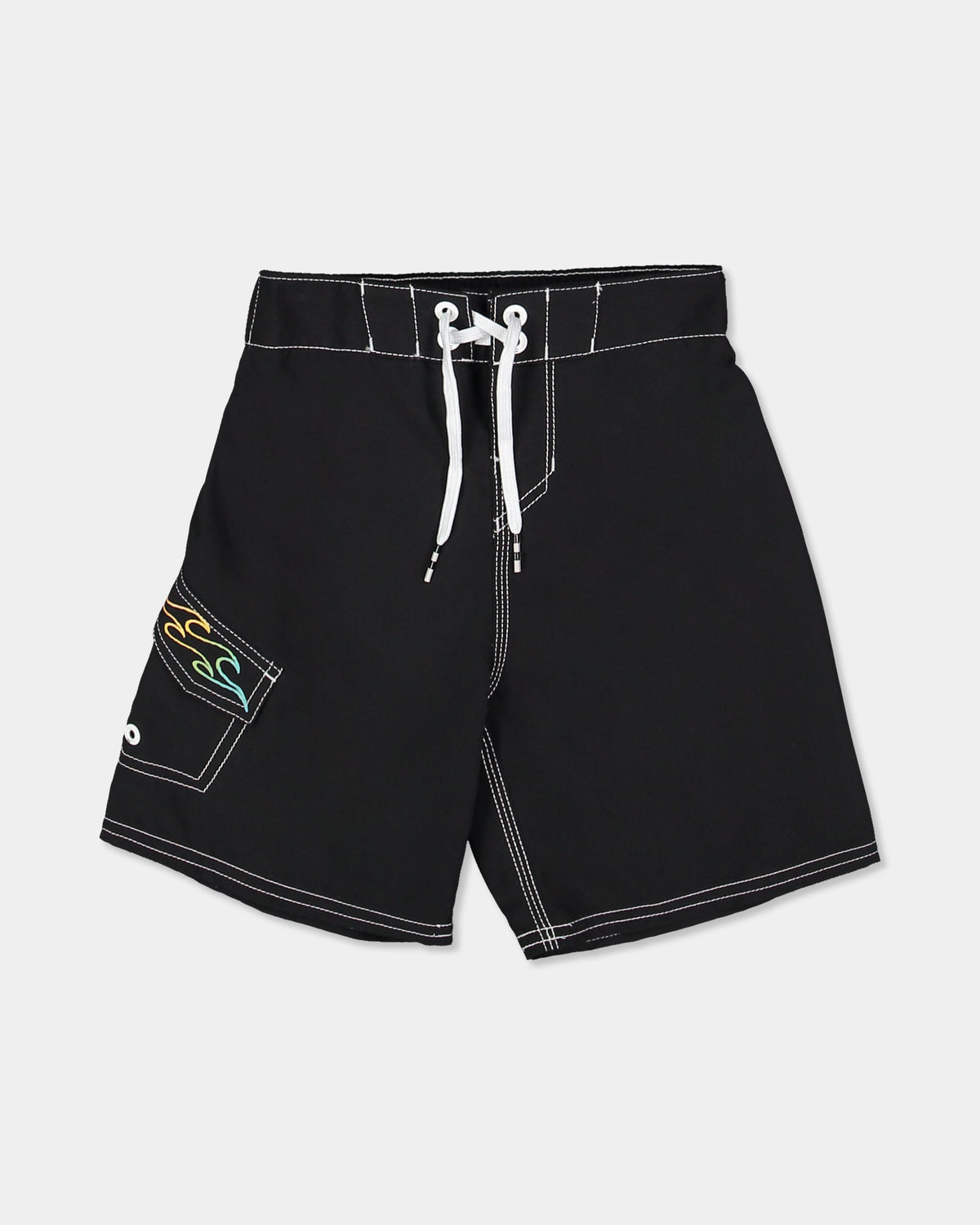 Billabong Boys 2-7 Flare 13" Boardshorts in BLACK
