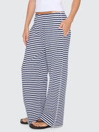 Thrills Co Idle Hands Stripe Pant - Heritage Navy Stripe in Heritage Navy Stripe