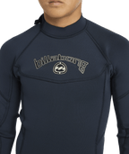 Billabong Boys 8-16 3/2 mm Absolute Back Zip Flatlock Steamer Wetsuit in Navy