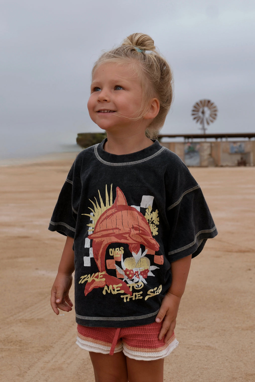 Olas Supply Co SEA CALLING MINI TEE in Single