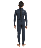 Billabong Boys 8-16 3/2 mm Absolute Back Zip Flatlock Steamer Wetsuit in Navy