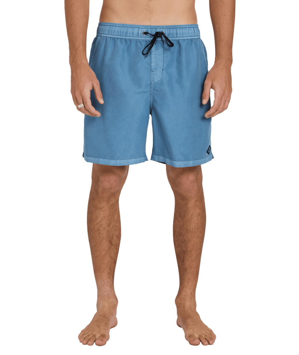 Billabong Mens All Day Overdye Layback 17" Boardshorts in Steel Blue