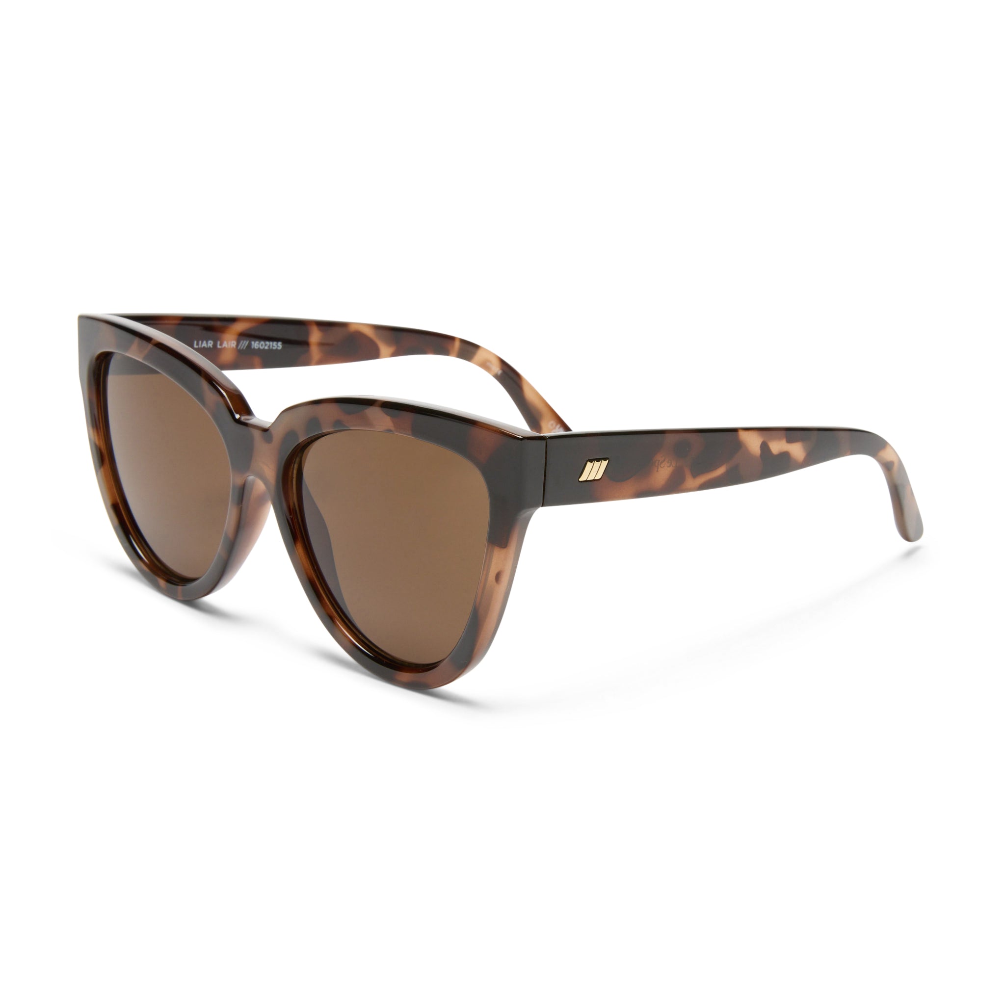Le Specs LIAR LAIR VOLCANIC TORT in BROWN MONO