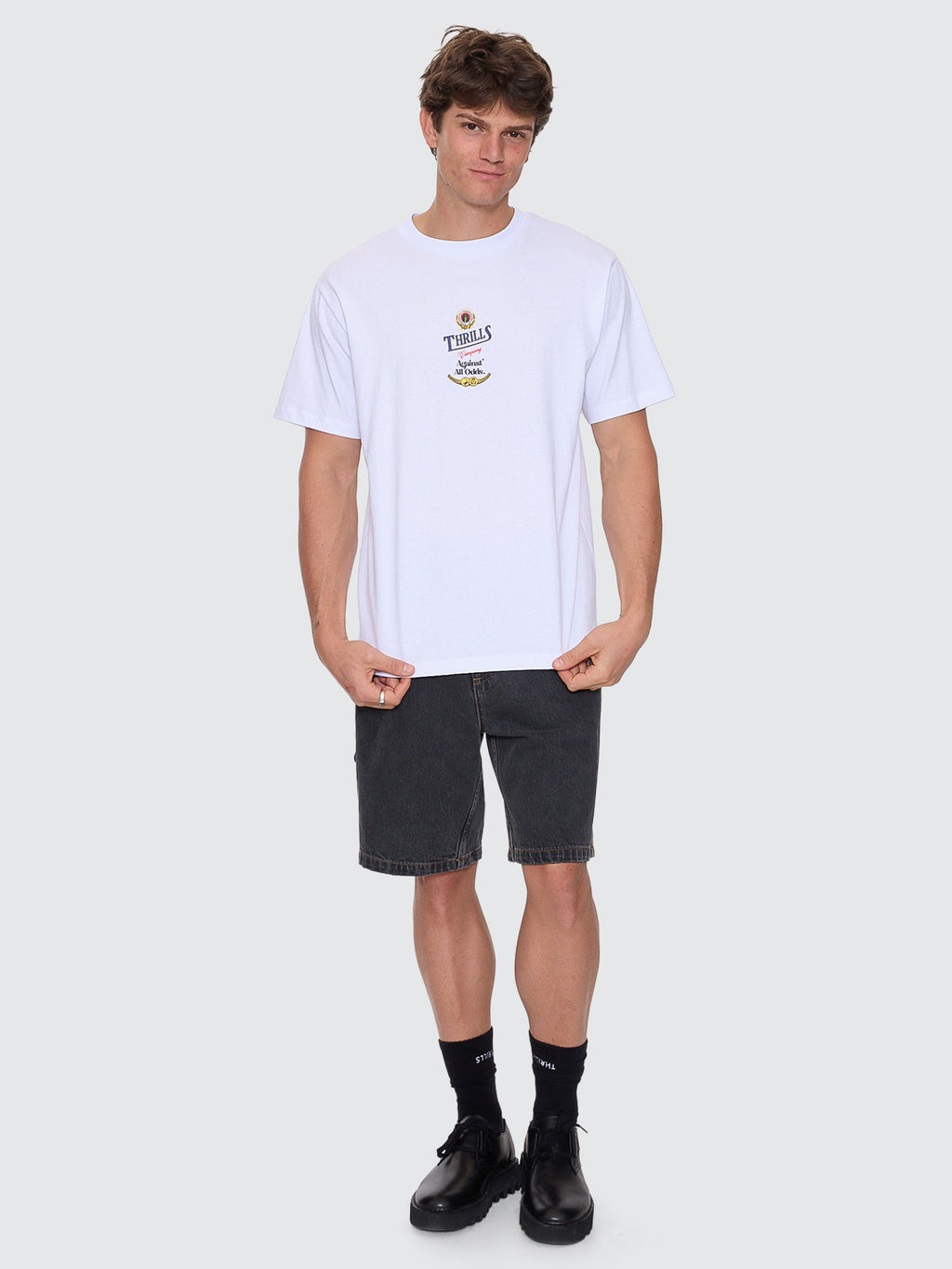 Thrills Co Against All Odds Merch Fit Tee - White in White