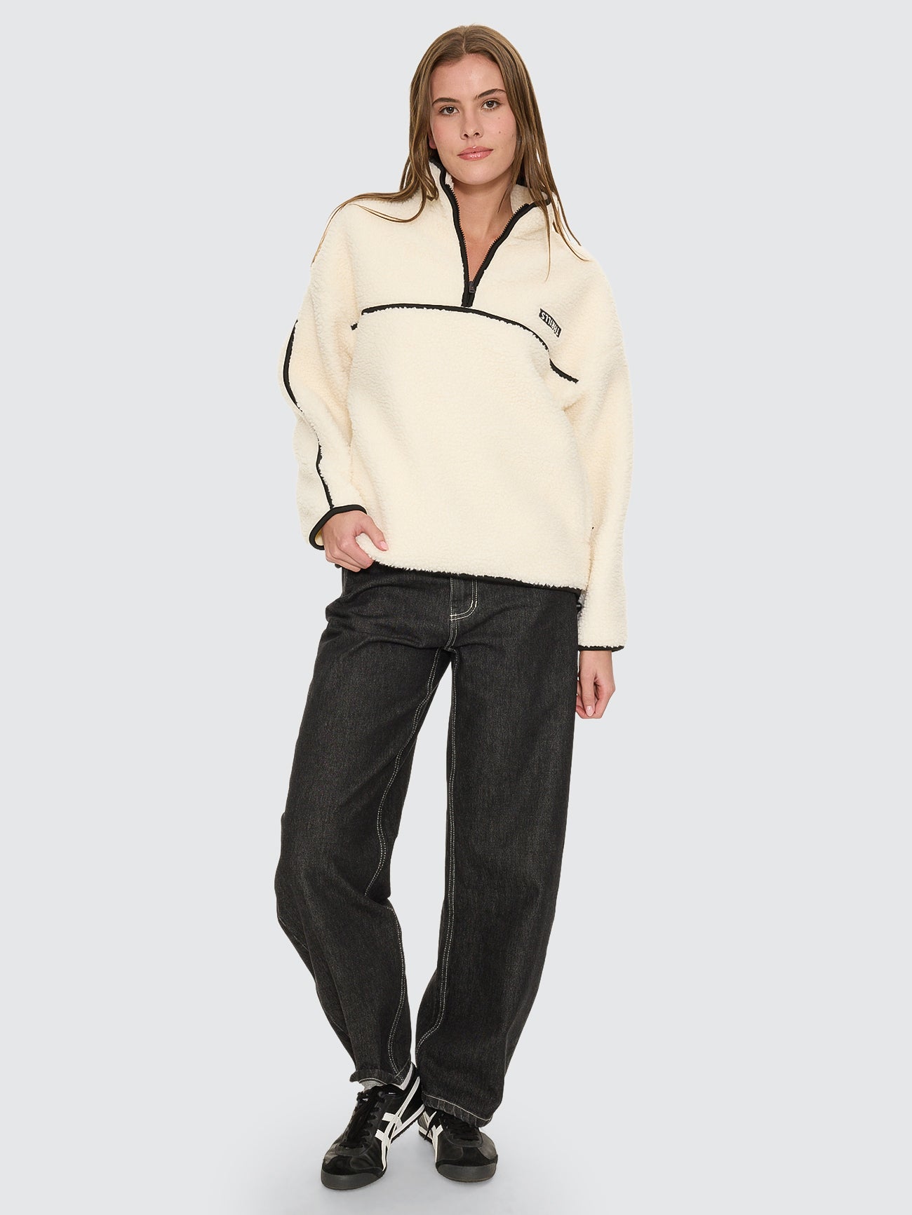 Thrills Co All Star Sherpa Fleece - Cream in Cream