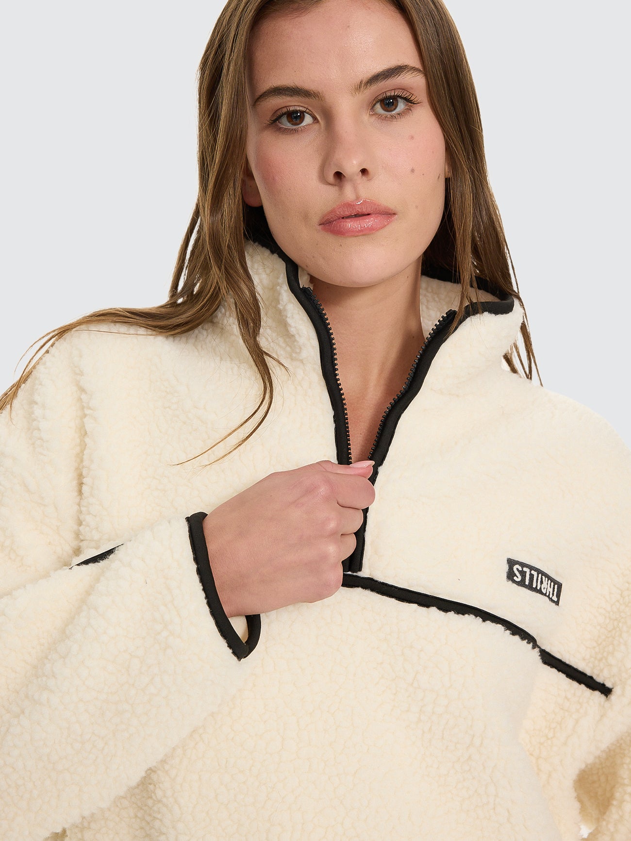 Thrills Co All Star Sherpa Fleece - Cream in Cream