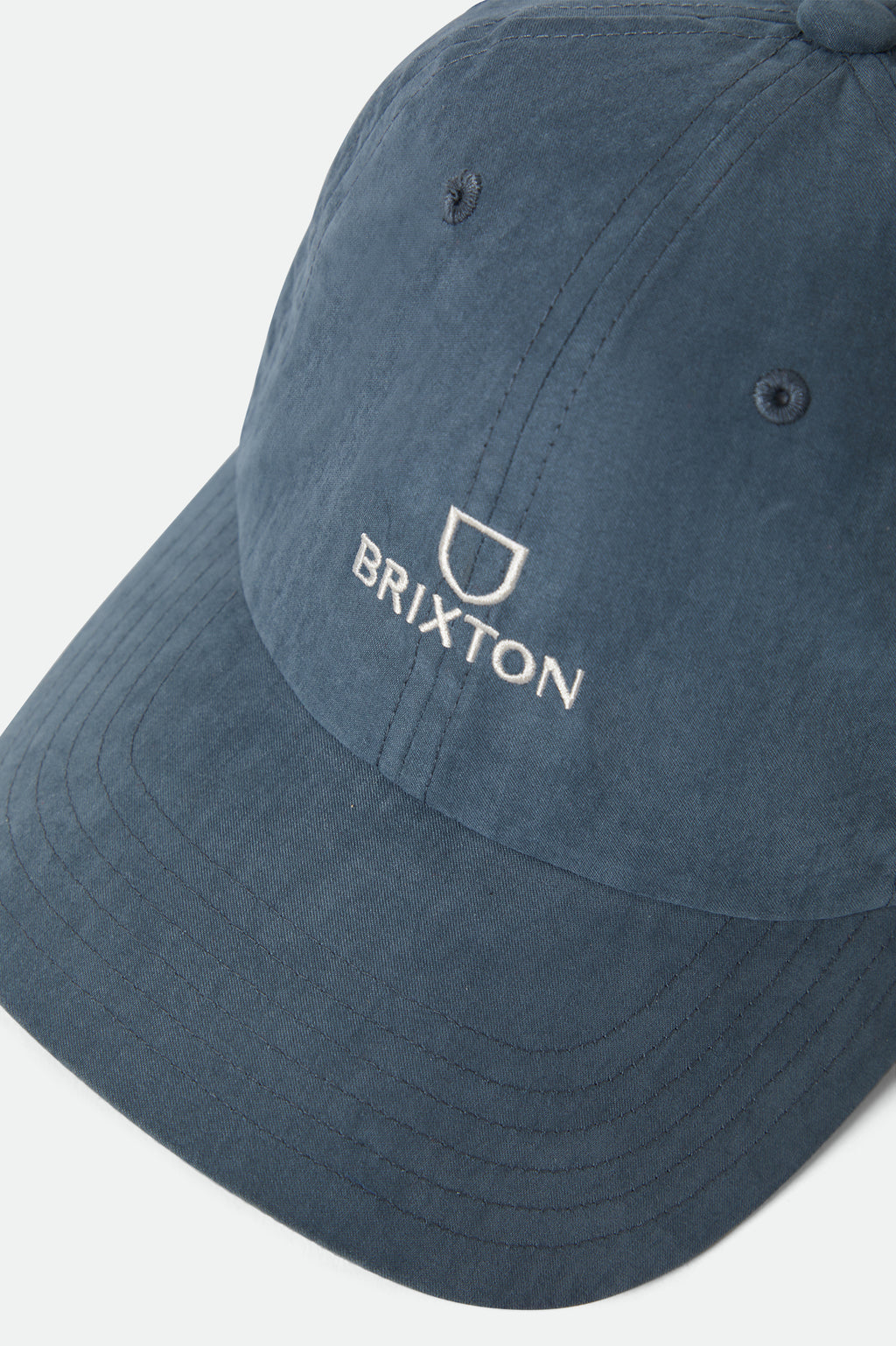 Brixton Alpha Np Lp Adj in BORROWED BLUE BRUSHED SATIN