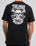 The Mad Hueys Anchor Skull | Ss Tee in BLACK