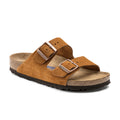 Birkenstock Arizona Sfb Mink Suede Leather Regular in Arizona Sfb Mink