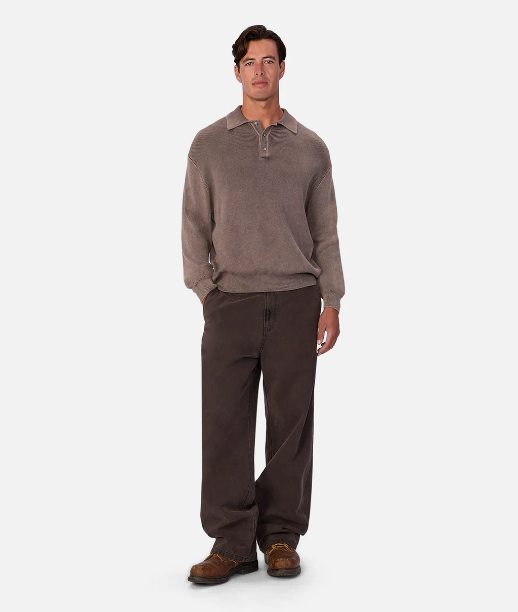 Industrie The Sawtelle Knit - Acid Brown in ACID BROWN