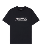 Quiksilver Mens Mercury Vortex T-Shirt in Black