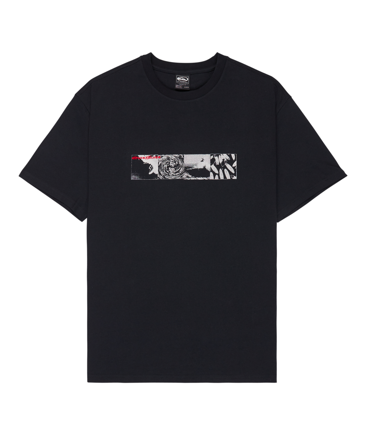 Quiksilver Mens Mercury Vortex T-Shirt in Black
