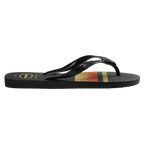 Havaianas Top Basic Black/Black/Yellow in Black/Yellow