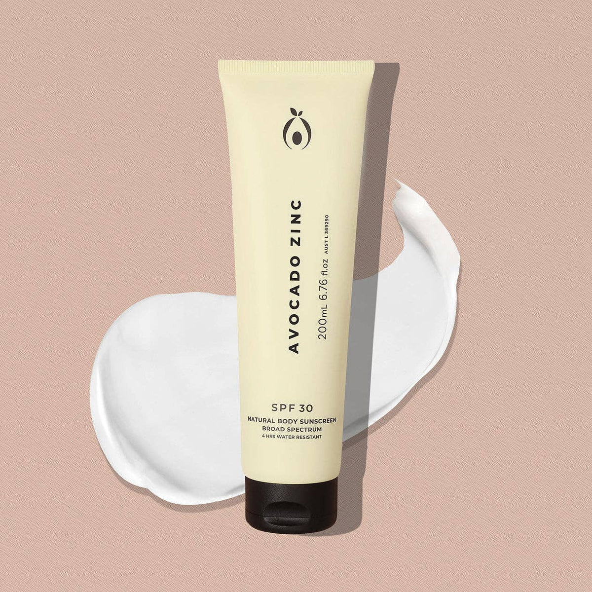 Avocado Zinc Spf 30 Natural Body Sunscreen in Single